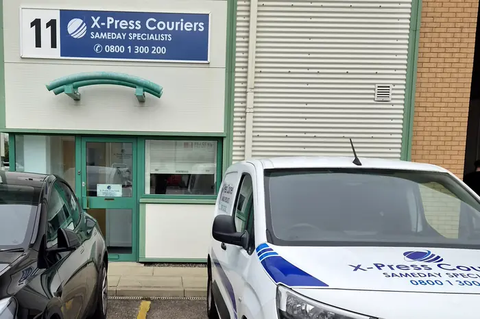 The X-Press Couriers depot at Unit 11 Park Court, St Helens